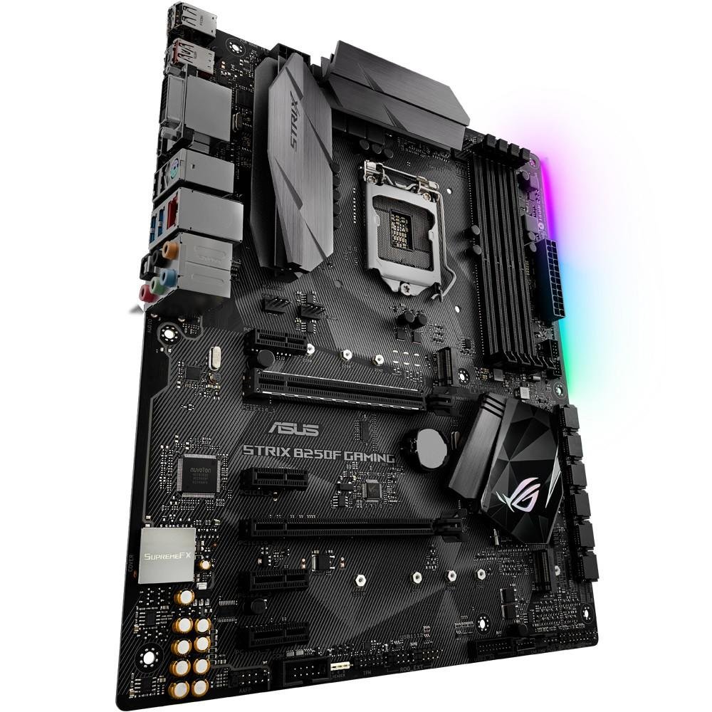 Placa-Mãe Asus Rog Strix B250F Gaming, Intel LGA 1151, ATX, DDR4 Placa-Mãe Asus Rog Strix B250F Gaming, Intel LGA 1151, ATX, DDR4