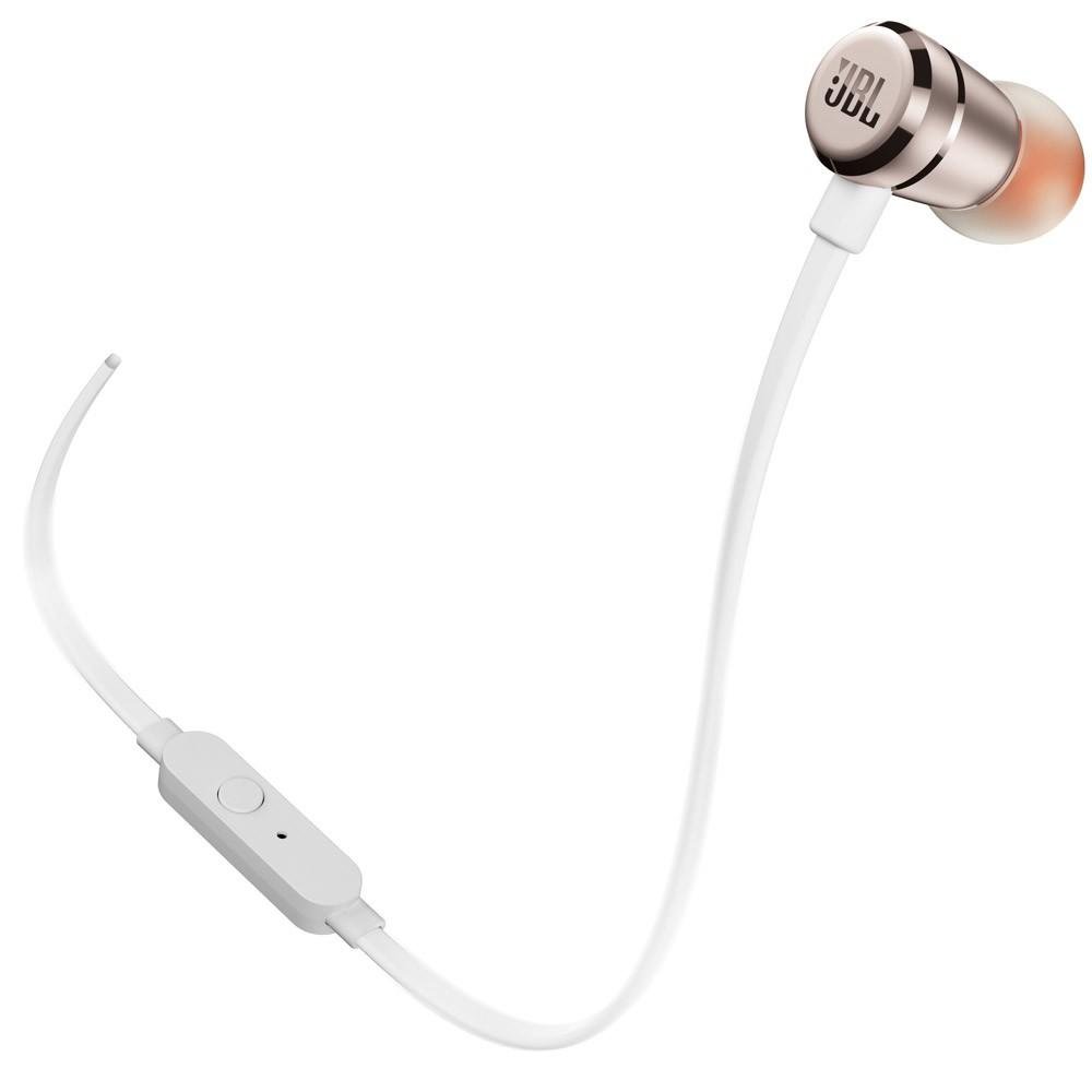 Fone de Ouvido Intra Auricular JBL T290, 3.5mm, Branco e Dourado - JBLT290CGD Fone de Ouvido Intra Auricular JBL T290, 3.5mm, Branco e Dourado - JBLT290CGD