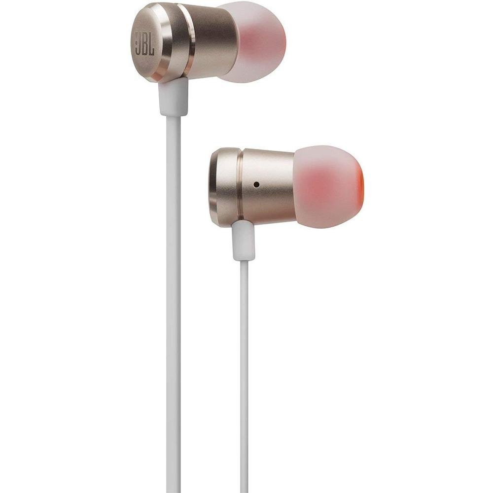 Fone de Ouvido Intra Auricular JBL T290, 3.5mm, Branco e Dourado - JBLT290CGD Fone de Ouvido Intra Auricular JBL T290, 3.5mm, Branco e Dourado - JBLT290CGD