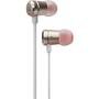 Fone de Ouvido Intra Auricular JBL T290, 3.5mm, Branco e Dourado - JBLT290CGD