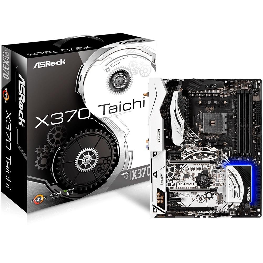 Placa-Mãe ASRock X370 Taichi, AMD AM4, ATX, DDR4 Placa-Mãe ASRock X370 Taichi, AMD AM4, ATX, DDR4
