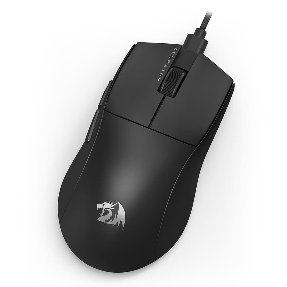Mouse Redragon K1NG 8K M996, 26000 DPI, Ambidestro, 8000Hz, USB Tipo-C, Preto - M996