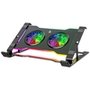 Base com Cooler em Aço Carbono para Notebook e Tablets Rise Mode, Até 17", Galaxy Gray X7, RGB - RM-CNC-07-RGB