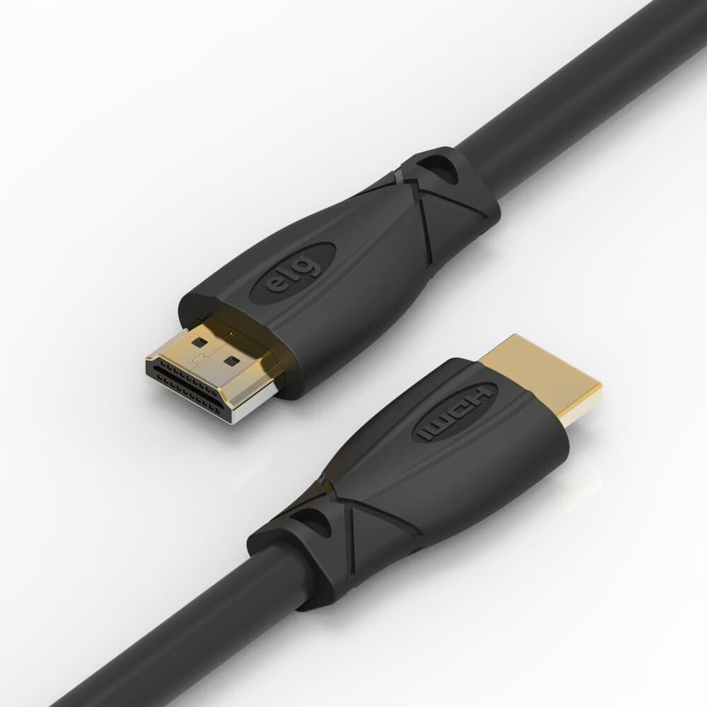 Cabo HDMI 2.0 4K Ultra HD ELG, 10 Metros, 3D Ready, Preto - HS20100