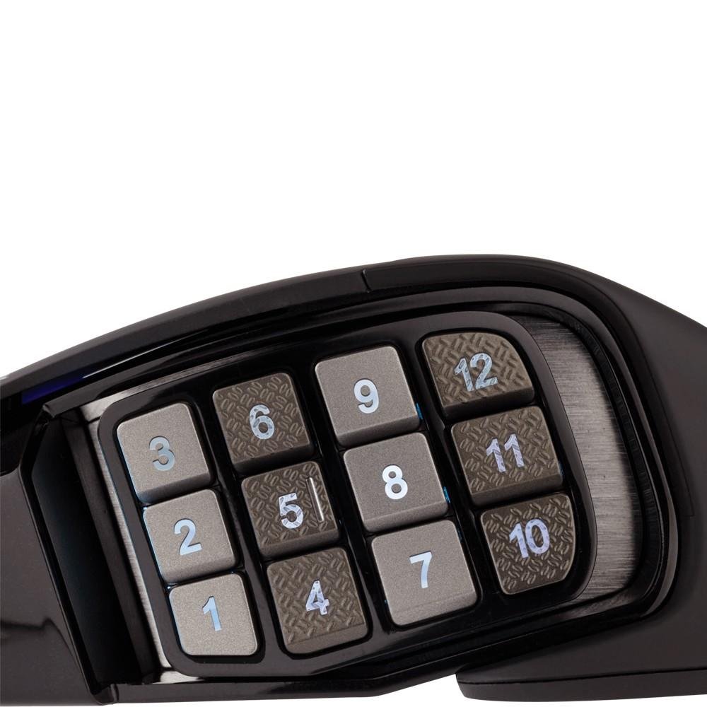 Mouse Gamer Corsair Scimitar PRO, RGB, 16000DPI, 17 Botões, Preto - CH-9304311-NA Mouse Gamer Corsair Scimitar PRO, RGB, 16000DPI, 17 Botões, Preto - CH-9304311-NA