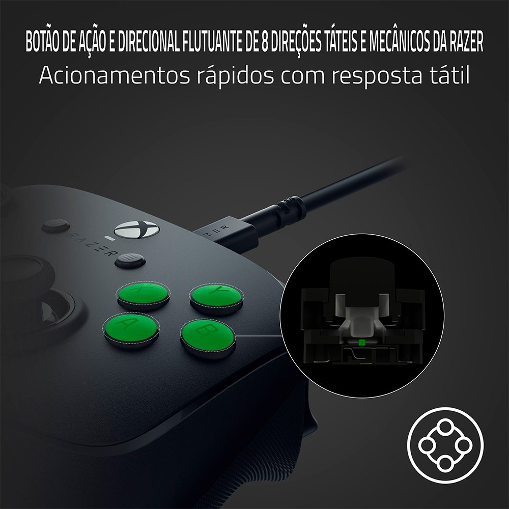 Controle Razer Wolverine V3, Xbox, PC | KaBuM!