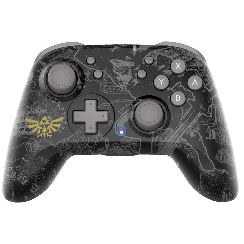 Nintendo Switch ブラック ジャイロコントローラ ゼルダBoTW Controle Sem Fio HORI Horipad Zelda, Bluetooth
