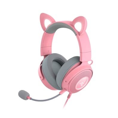 Headset Razer Kraken Kitty V2 Pro Rosa | KaBuM!