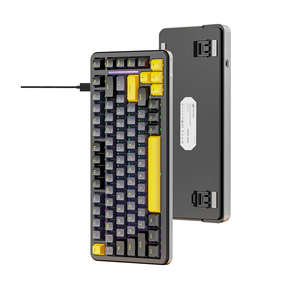 鍵盤楽器 WMD - Arpitecht Teclado Mecânico M86 RGB Hot-Swap 82 Tcls | KaBuM!