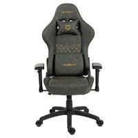 Cadeira Gamer Husky Tempest 4D, Até 145kg, Braços 4D, Almofadas, Reclinável 150º, PU, Descanso para Pés, Cinza -  HCG700CZ4D