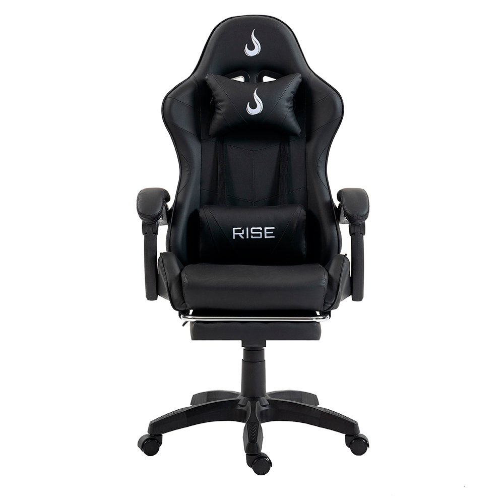 Cadeira Gamer Rise Mode X06, Ângulo Ajustável, Até 120Kg, Apoio Para os Pés Retrátil, Preto - RM-CG-X06-BK - view 2