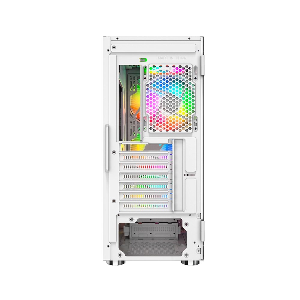 Gabinete Gamer Montech X3 Mesh, Mid-Tower, ATX, Painel Frontal em Mesh, Com 6X Fans, Branco - X3MESHWH Gabinete Gamer Montech X3 Mesh, Mid-Tower, ATX, Painel Frontal em Mesh, Com 6X Fans, Branco - X3MESHWH