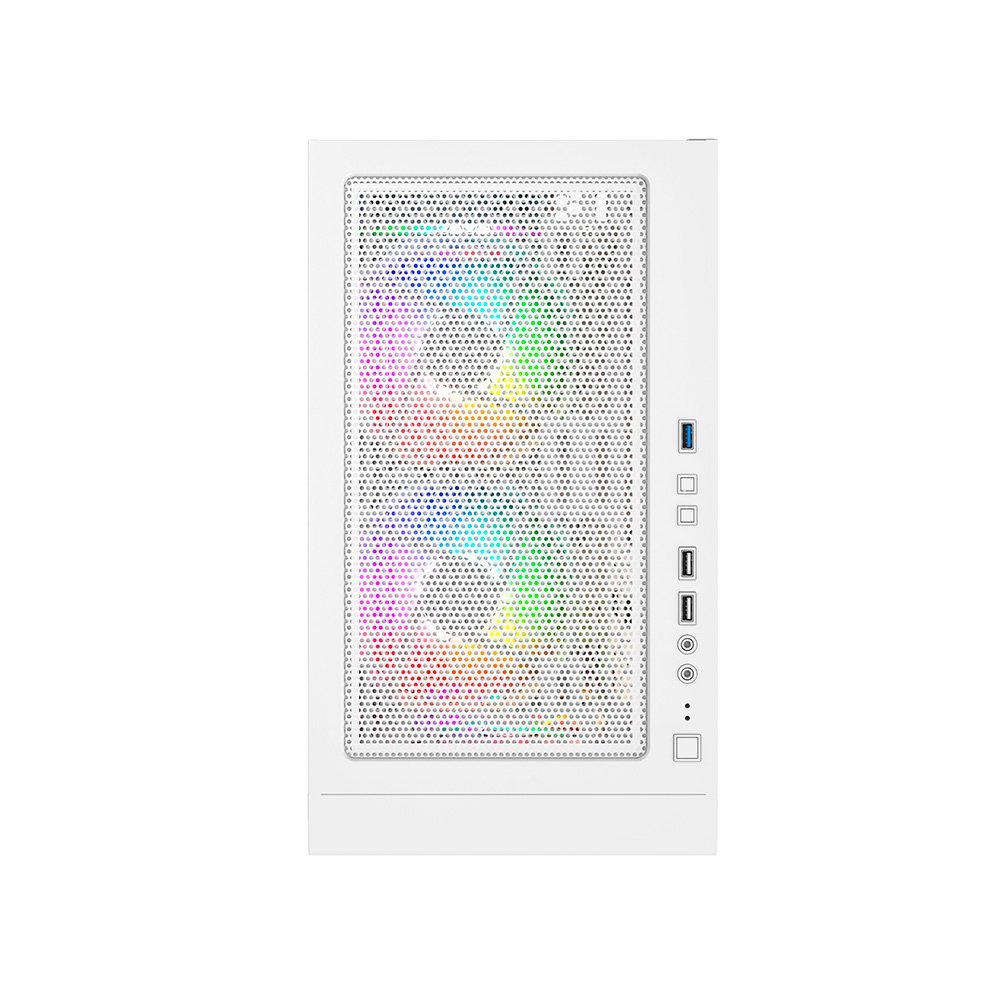 Gabinete Gamer Montech X3 Mesh, Mid-Tower, ATX, Painel Frontal em Mesh, Com 6X Fans, Branco - X3MESHWH Gabinete Gamer Montech X3 Mesh, Mid-Tower, ATX, Painel Frontal em Mesh, Com 6X Fans, Branco - X3MESHWH