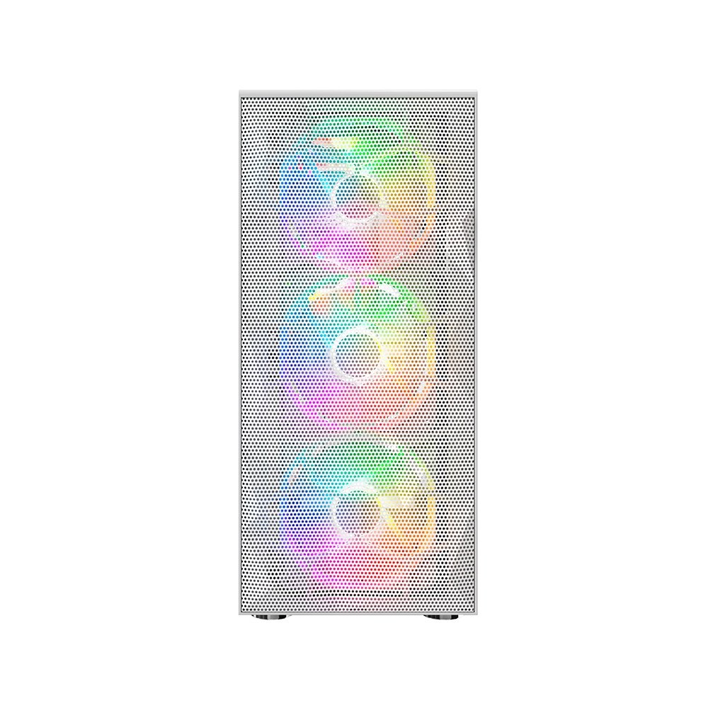 Gabinete Gamer Montech X3 Mesh, Mid-Tower, ATX, Painel Frontal em Mesh, Com 6X Fans, Branco - X3MESHWH Gabinete Gamer Montech X3 Mesh, Mid-Tower, ATX, Painel Frontal em Mesh, Com 6X Fans, Branco - X3MESHWH