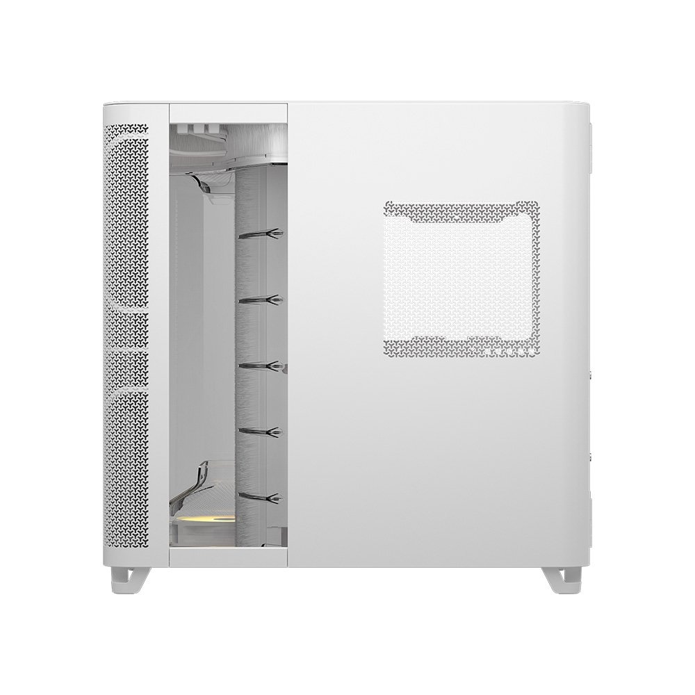 Gabinete Gamer Corsair AIR 5400, Mid-Tower, E-ATX, RS-R ARGB, 3x Fans, Lateral e Frontal em Vidro Temperado, Branco - CC-9011319-WW Gabinete Gamer Corsair AIR 5400, Mid-Tower, E-ATX, RS-R ARGB, 3x Fans, Lateral e Frontal em Vidro Temperado, Branco - CC-9011319-WW