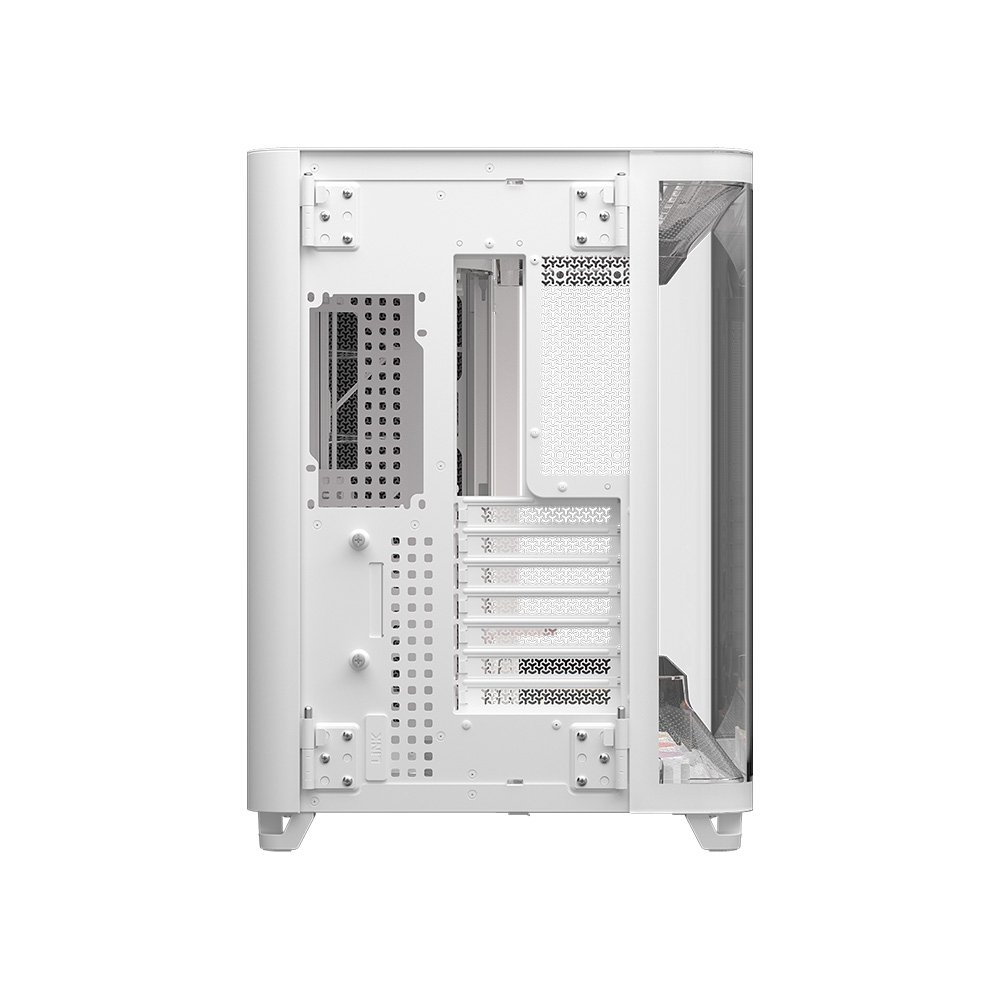 Gabinete Gamer Corsair AIR 5400, Mid-Tower, E-ATX, RS-R ARGB, 3x Fans, Lateral e Frontal em Vidro Temperado, Branco - CC-9011319-WW Gabinete Gamer Corsair AIR 5400, Mid-Tower, E-ATX, RS-R ARGB, 3x Fans, Lateral e Frontal em Vidro Temperado, Branco - CC-9011319-WW