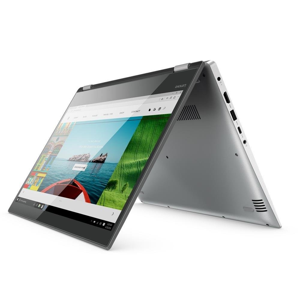 Notebook 2 em 1 Lenovo Yoga 520, Intel Core i5-7200U, 4GB, 1TB, Windows 10 Home, 14´, Platinum - 80YM0007BR Notebook 2 em 1 Lenovo Yoga 520, Intel Core i5-7200U, 4GB, 1TB, Windows 10 Home, 14´, Platinum - 80YM0007BR