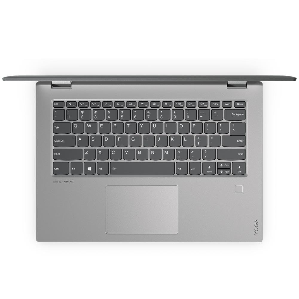 Notebook 2 em 1 Lenovo Yoga 520, Intel Core i5-7200U, 4GB, 1TB, Windows 10 Home, 14´, Platinum - 80YM0007BR Notebook 2 em 1 Lenovo Yoga 520, Intel Core i5-7200U, 4GB, 1TB, Windows 10 Home, 14´, Platinum - 80YM0007BR