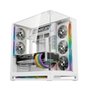 Gabinete Gamer Liketec Cygnus Snow, ATX,  8 Fans ARGB e Display LCD, Vidro Temperado, Branco - LT-GB-CYGNUSPROGLASS-SNOW-V1