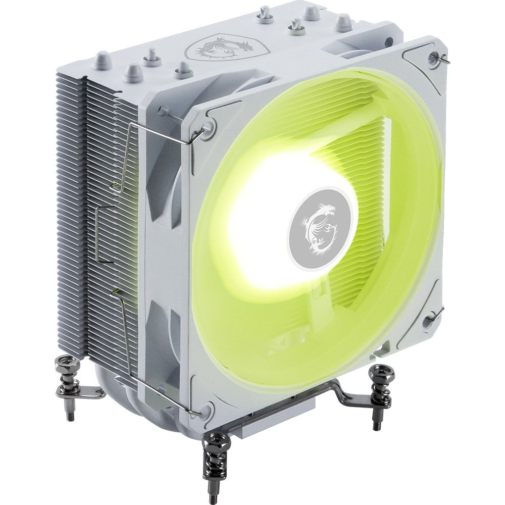 Air Cooler Gamer MSI MAG COREFROZR AA13 White, ARGB, AMD e Intel, 120mm, Branco - CFAA13W