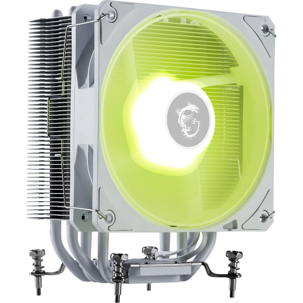 Air Cooler Gamer MSI MAG COREFROZR AA13 White, ARGB, AMD e Intel, 120mm, Branco - CFAA13W