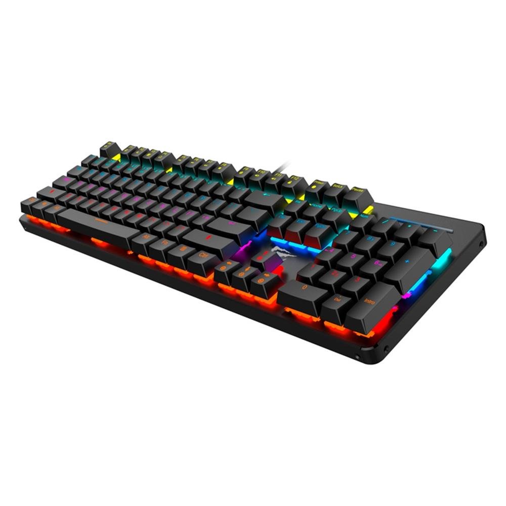 Teclado Mecânico Gamer Havit RGB, Switch Outemu Blue, ABNT2 - HV-KB366L Teclado Mecânico Gamer Havit RGB, Switch Outemu Blue, ABNT2 - HV-KB366L
