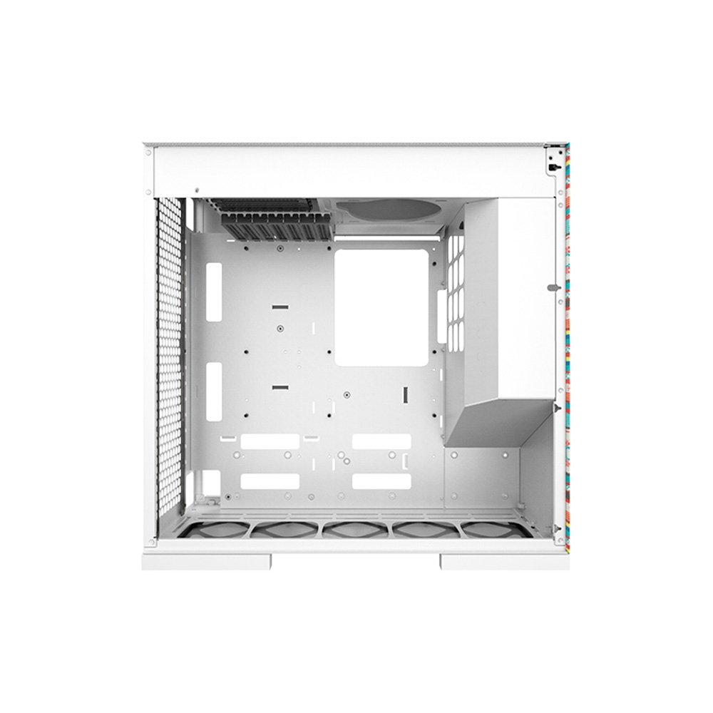 Gabinete Gamer Geometric Future Model 8 Bohemia, Mini Tower, ITX, Lateral em Vidro, Branco - GEO-M8-BOH Gabinete Gamer Geometric Future Model 8 Bohemia, Mini Tower, ITX, Lateral em Vidro, Branco - GEO-M8-BOH