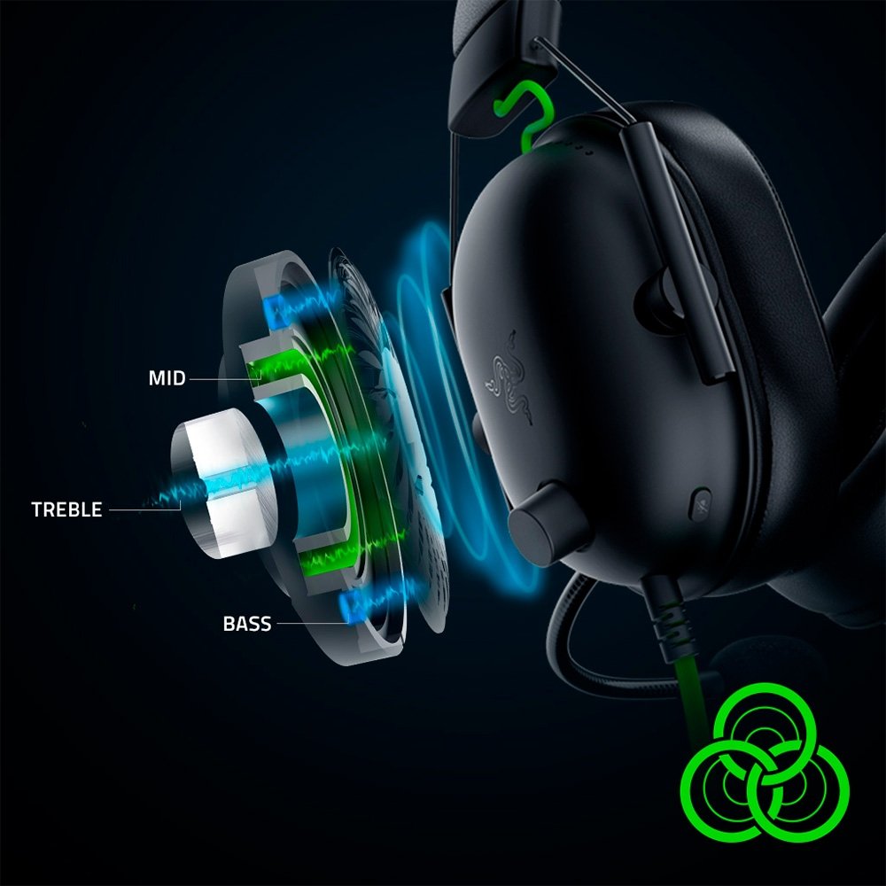 Headset Razer BlackShark V2 X USB 7.1 | KaBuM!