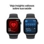 Apple Watch Series 11 GPS, Caixa Cinza-espacial de Alumínio de 42 mm, Pulseira Esportiva Preta, Tamanho P/M - MEQW4AM/A