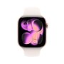 Apple Watch Series 11 GPS, Caixa Cor de Ouro Rosa de Alumínio de 46 mm, Pulseira Esportiva Blush-clara, Tamanho P/M - MEV64AM/A