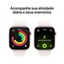 Apple Watch Series 11 GPS, Caixa Cor de Ouro Rosa de Alumínio de 46 mm, Pulseira Esportiva Blush-clara, Tamanho P/M - MEV64AM/A