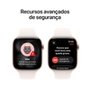 Apple Watch Series 11 GPS, Caixa Cor de Ouro Rosa de Alumínio de 46 mm, Pulseira Esportiva Blush-clara, Tamanho P/M - MEV64AM/A