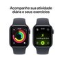 Apple Watch SE 3 GPS, Caixa Meia-noite de Alumínio de 44 mm, Pulseira Esportiva Meia-noite, Tamanho M/G - MEHQ4AM/A