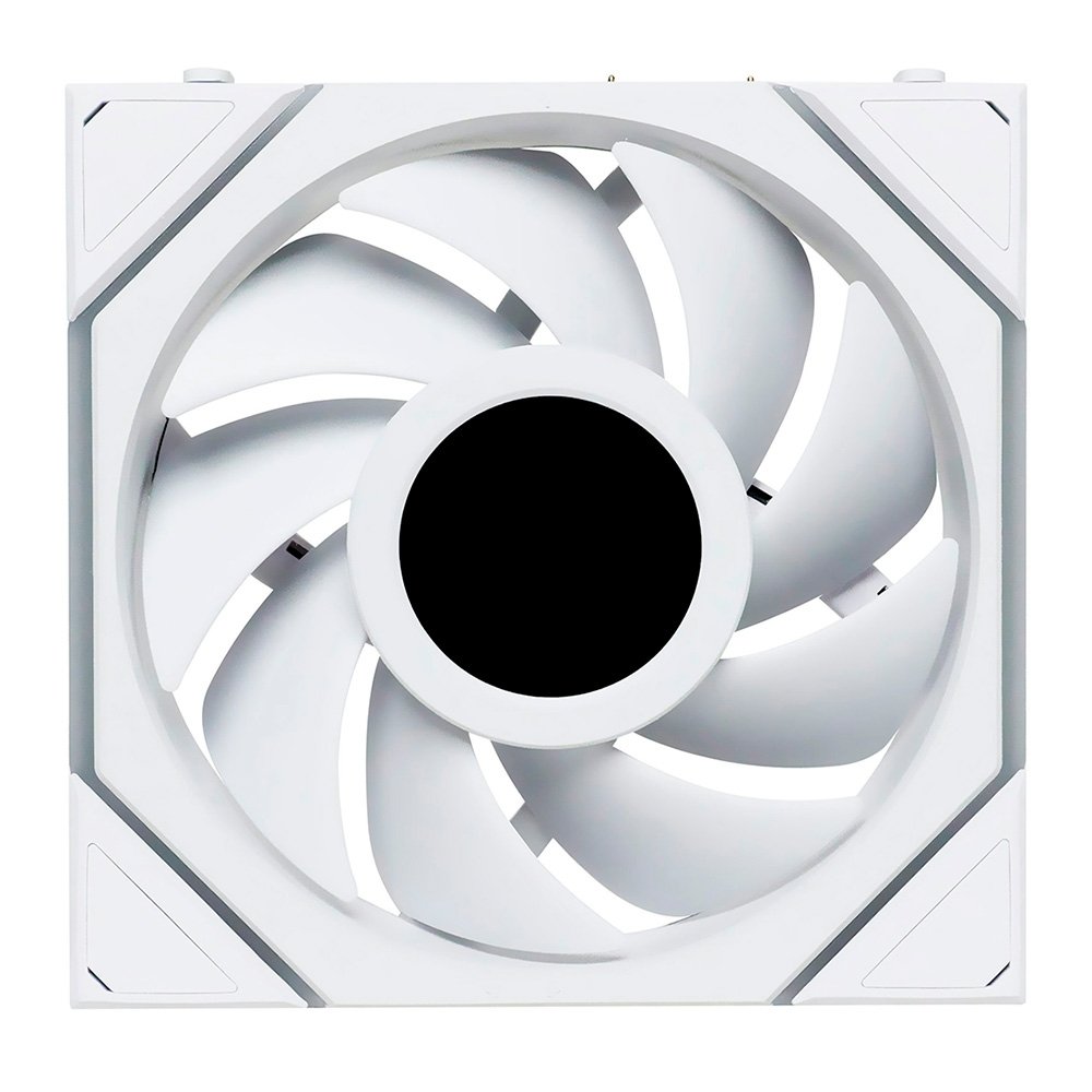 Kit com 3 Ventoinhas Lian Li UNI FAN TL LCD, 120mm, ARGB, Branco - 12TLLCD1W3W