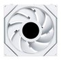 Kit com 3 Ventoinhas Lian Li UNI FAN TL LCD, 120mm, ARGB, Branco - 12TLLCD1W3W