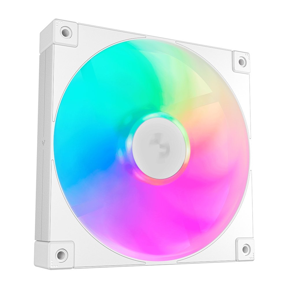 Ventoinha DeepCool FD14, 140mm, ARGB, Branca - R-FD14-WHAPN1-G