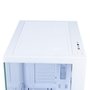 Gabinete Gamer Round5 Genos, Mid Tower, ATX, Aquário, Frontal e Lateral em Vidro, Branco - R5-GENOS-W-2190