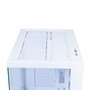 Gabinete Gamer Round5 Genos, Mid Tower, ATX, Aquário, Frontal e Lateral em Vidro, Branco - R5-GENOS-W-2190