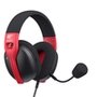 Headset Gamer Havit Fuxi H5D, RGB, Drivers de 50mm, P3, Multiplataforma, Preto e Vermelho - Fuxi-H5D Black/Red
