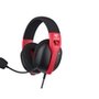 Headset Gamer Havit Fuxi H5D, RGB, Drivers de 50mm, P3, Multiplataforma, Preto e Vermelho - Fuxi-H5D Black/Red