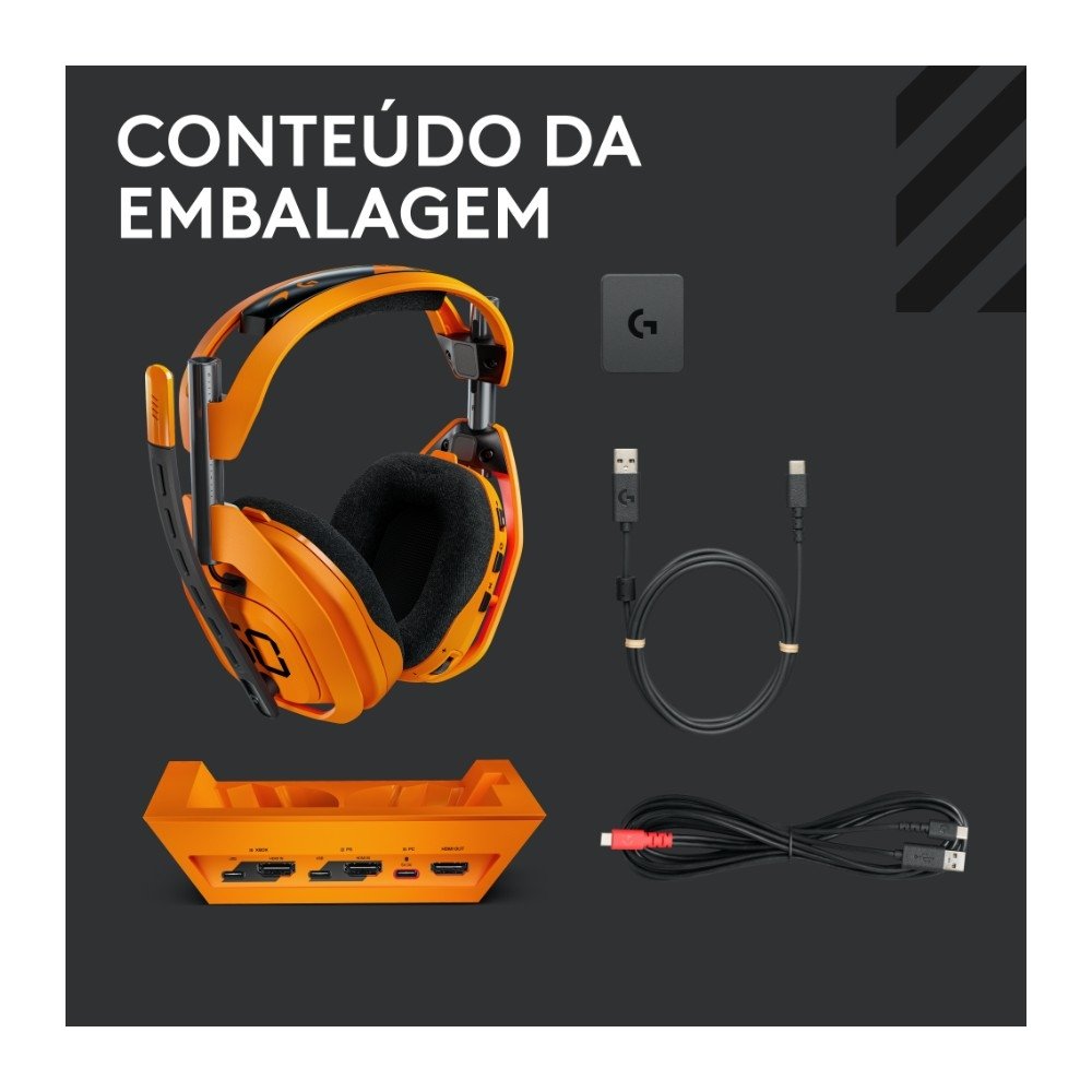 Headset Astro A50 X McLaren Edition | KaBuM!