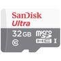 Cartão de Memória SanDisk 32GB  Micro SD   Classe 10 Vel. Até 80MB/s a Prova de Água p/ Smartphone  SDSQUNS-032G-GN3MA