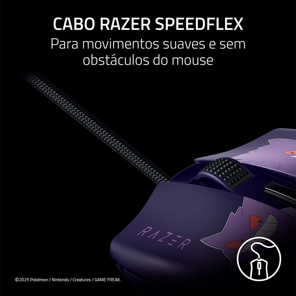 Mouse Razer Cobra Gengar Edition 8500 DPI | KaBuM