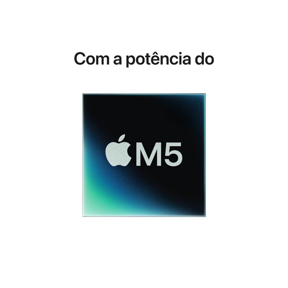 MacBook Pro de 14", M5, CPU de 10 núcleos, GPU de 10 núcleos, 16GB RAM, SSD 1TB, Prateado - MDE54BZ/A