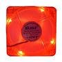Akasa Cooler FAN 120 mm  AK-174CR-4RDS c/ LED  Vermelho