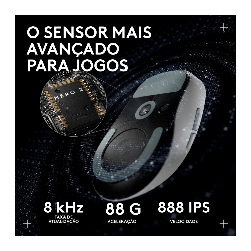 Mouse Logitech G PRO X SUPERLIGHT 2c Branco | KaBu
