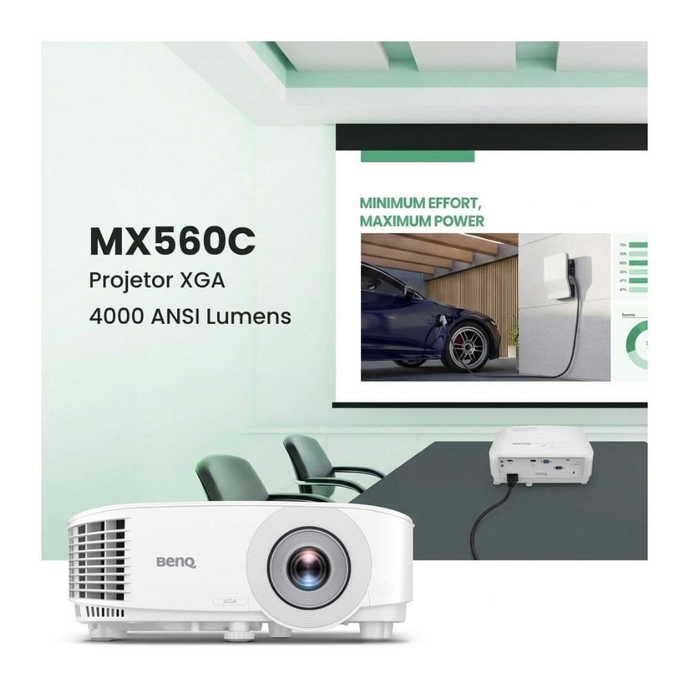 Projetor BenQ MX560C XGA 4000AL | KaBuM!