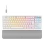 Teclado Magnético Gamer Corsair K70 PRO TKL LED RGB, Switch CORSAIR MGX, Hall Effect, Rapid Trigger, US, Branco - CH-911921G-NA