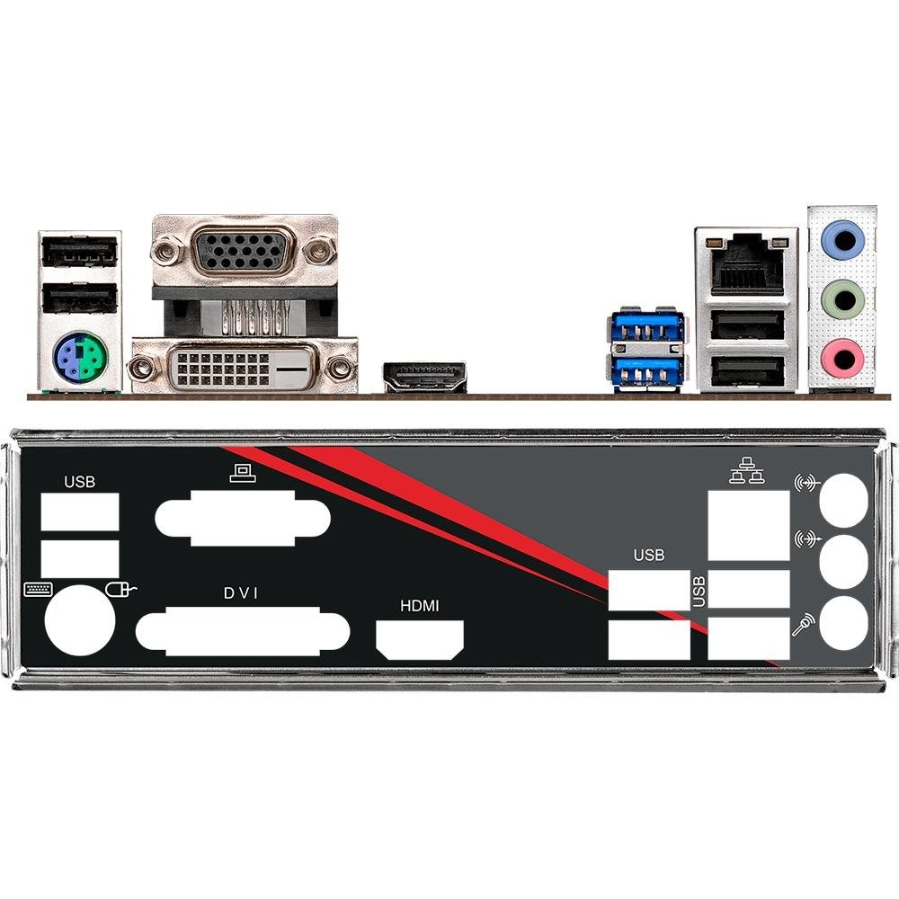 Placa-Mãe ASRock H310M-G/M.2, Intel LGA 1151, mATX, DDR4
