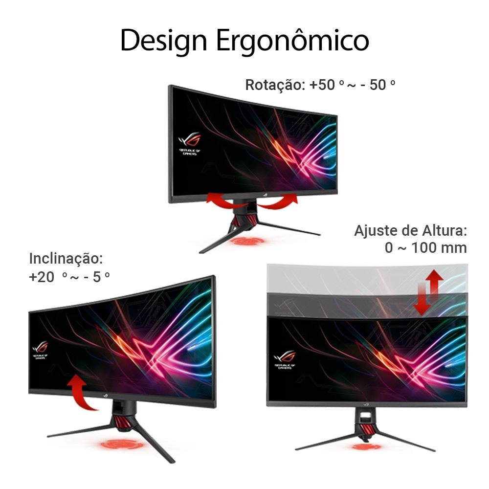 Monitor Gamer Asus ROG Strix 35' LED | KaBuM!